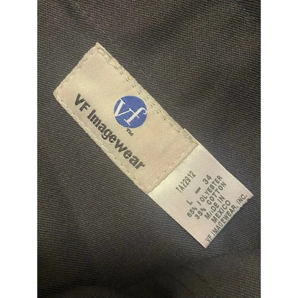 VF Imagewear Pants Mens Size L - 34x34 Cargo Uniform Tactical Workwear Navy Blue - Picture 6 of 7